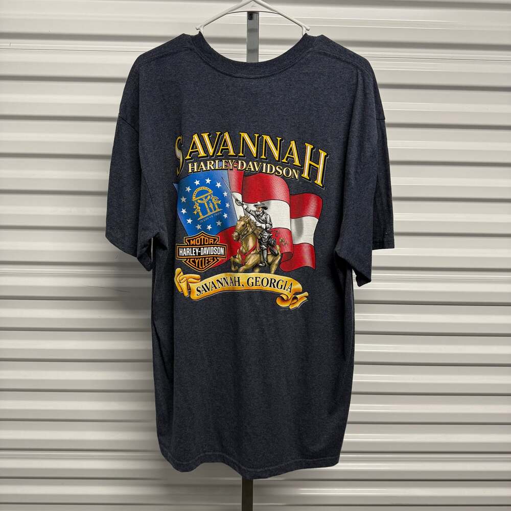 Harley Davidson shirt savannah Georgia 2004 Great...
